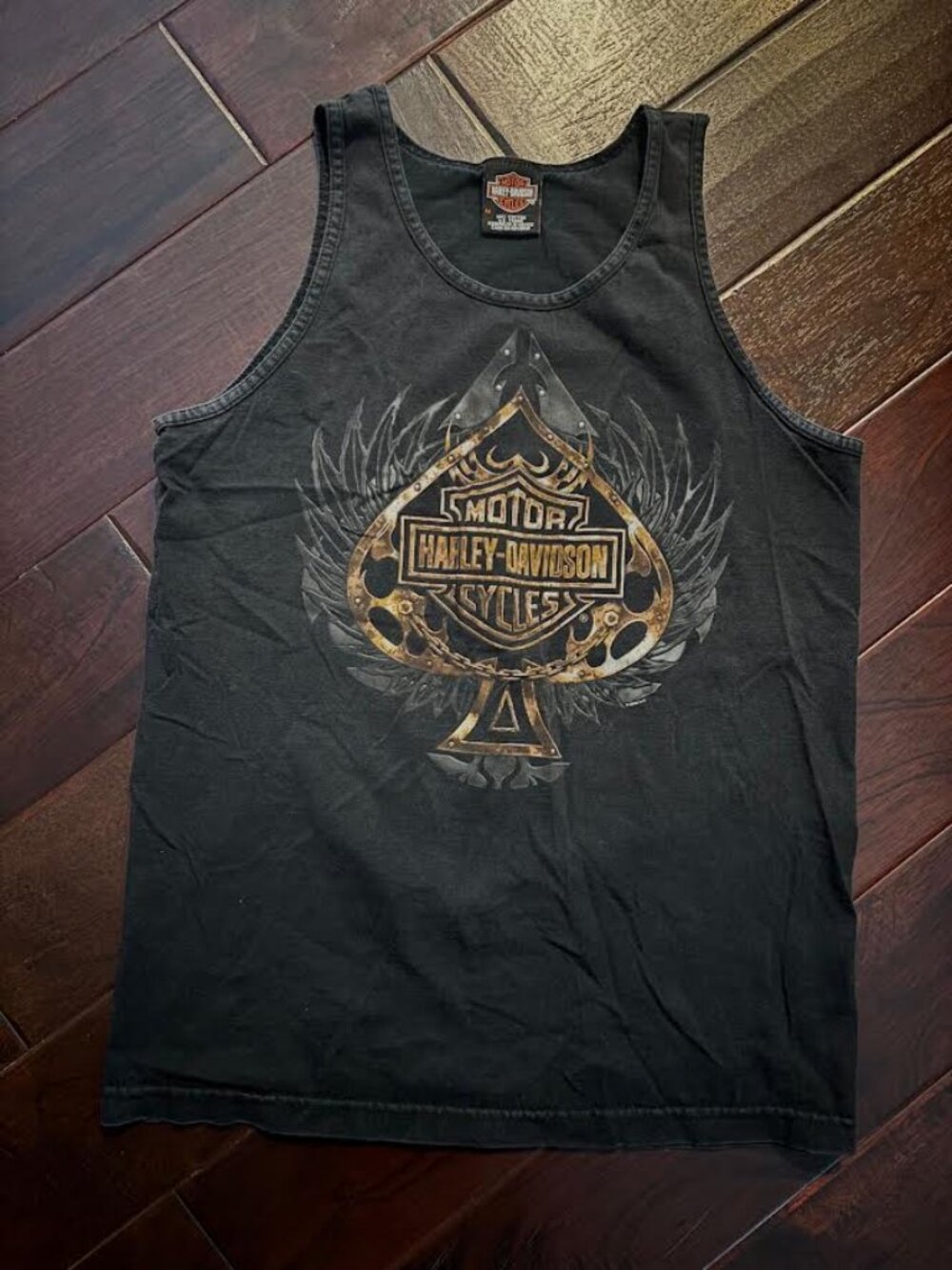 Vintage Harley Davidson Tank Size Medium